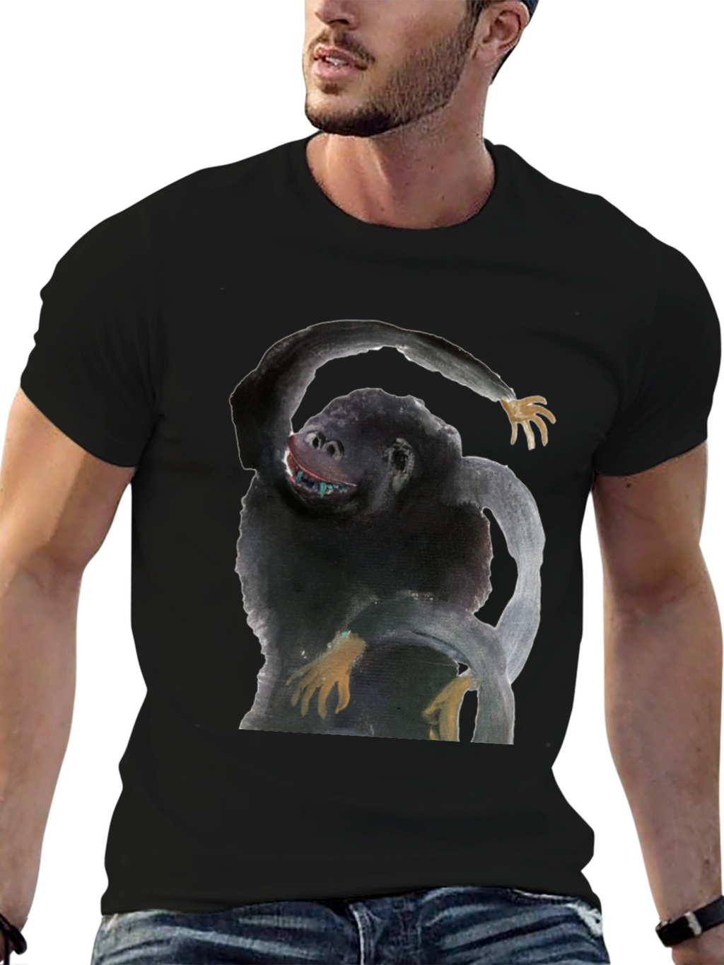 Primate Graphic Tee - Black T-Shirt