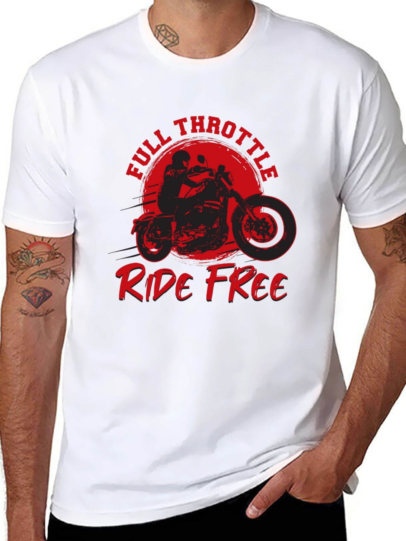 Full Throttle Ride Free Graphic Tee