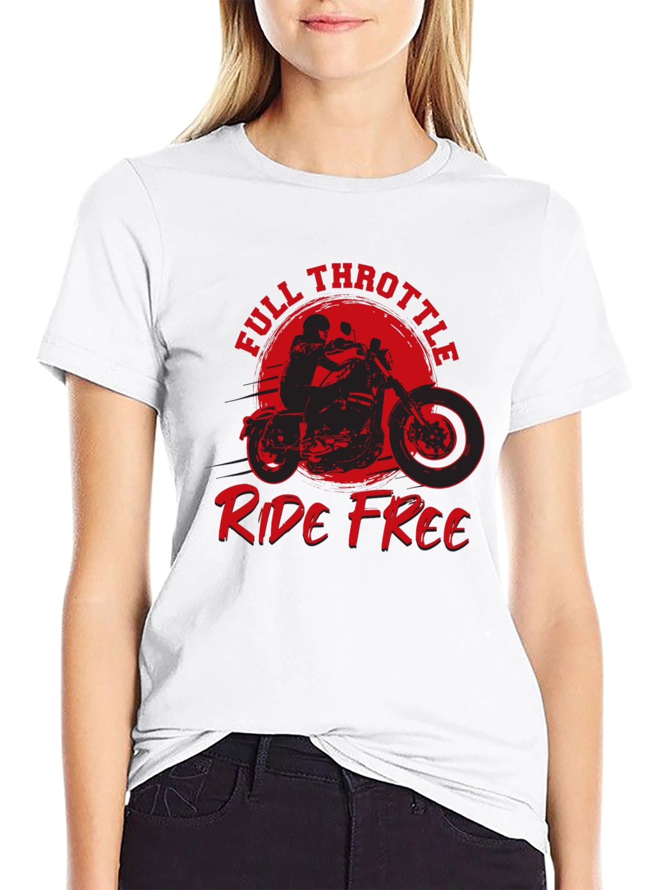 Full Throttle Ride Free Graphic Tee
