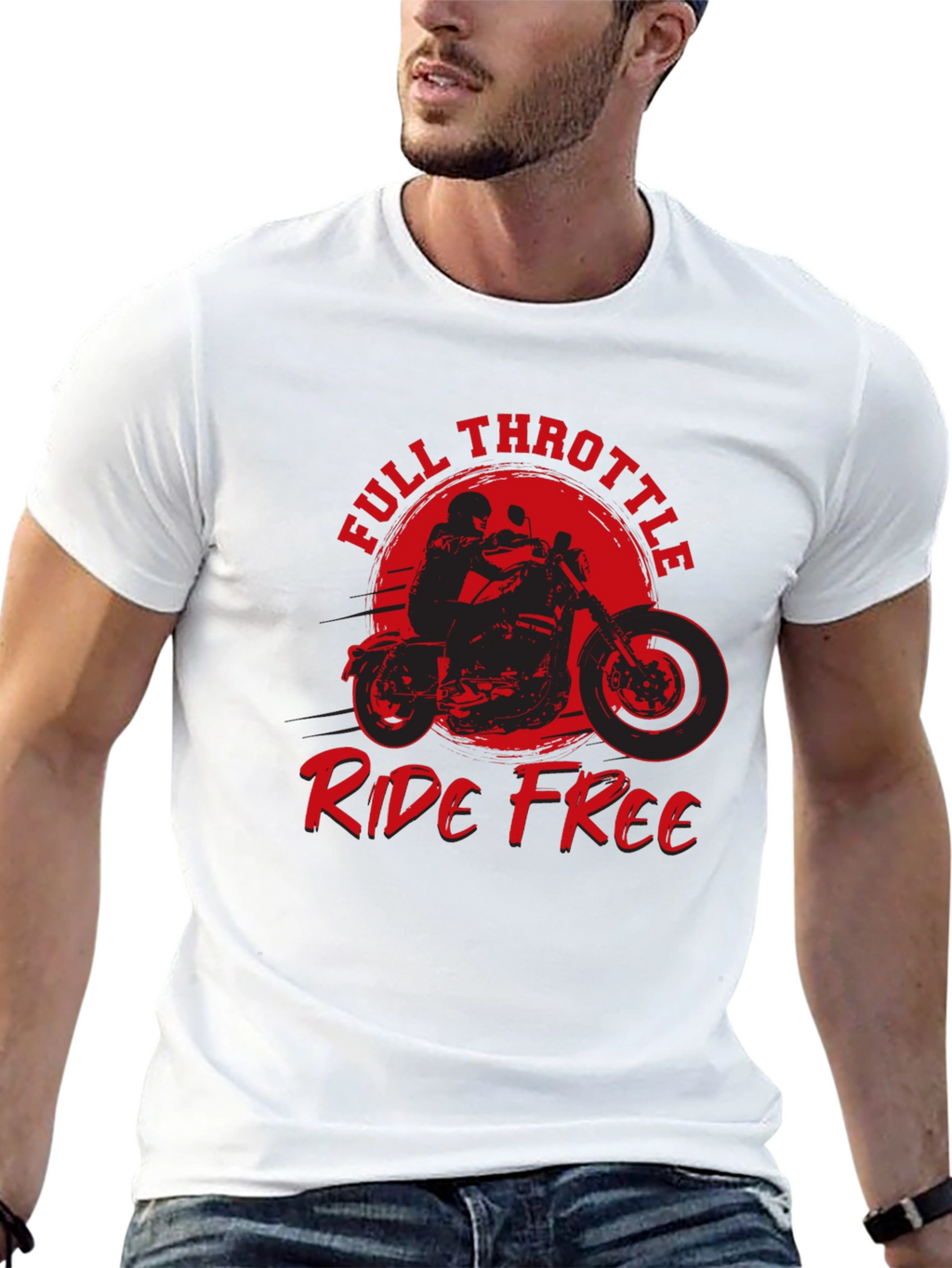 Full Throttle Ride Free Graphic Tee