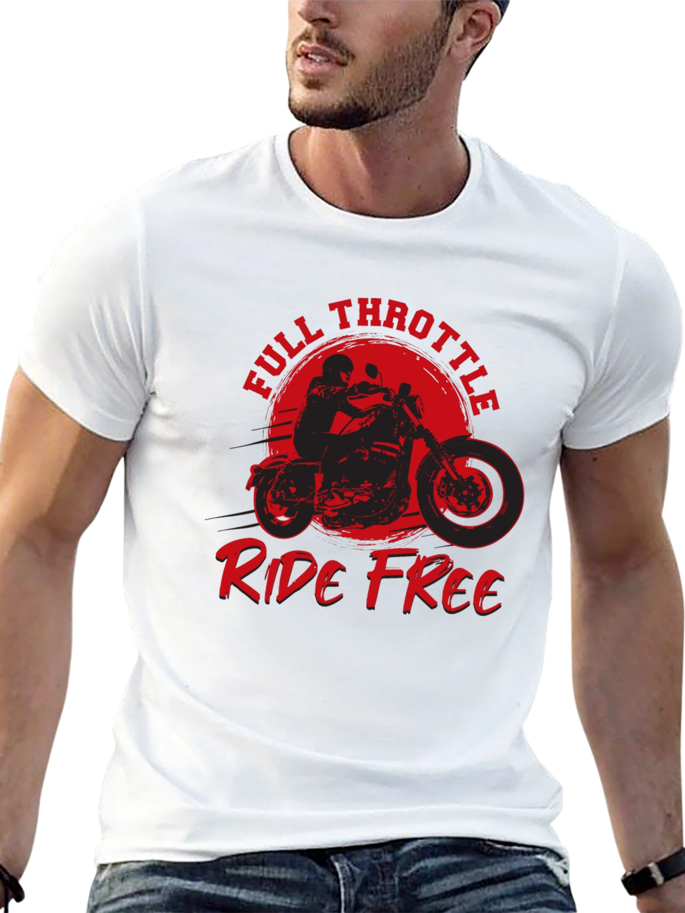 Full Throttle Ride Free Graphic Tee