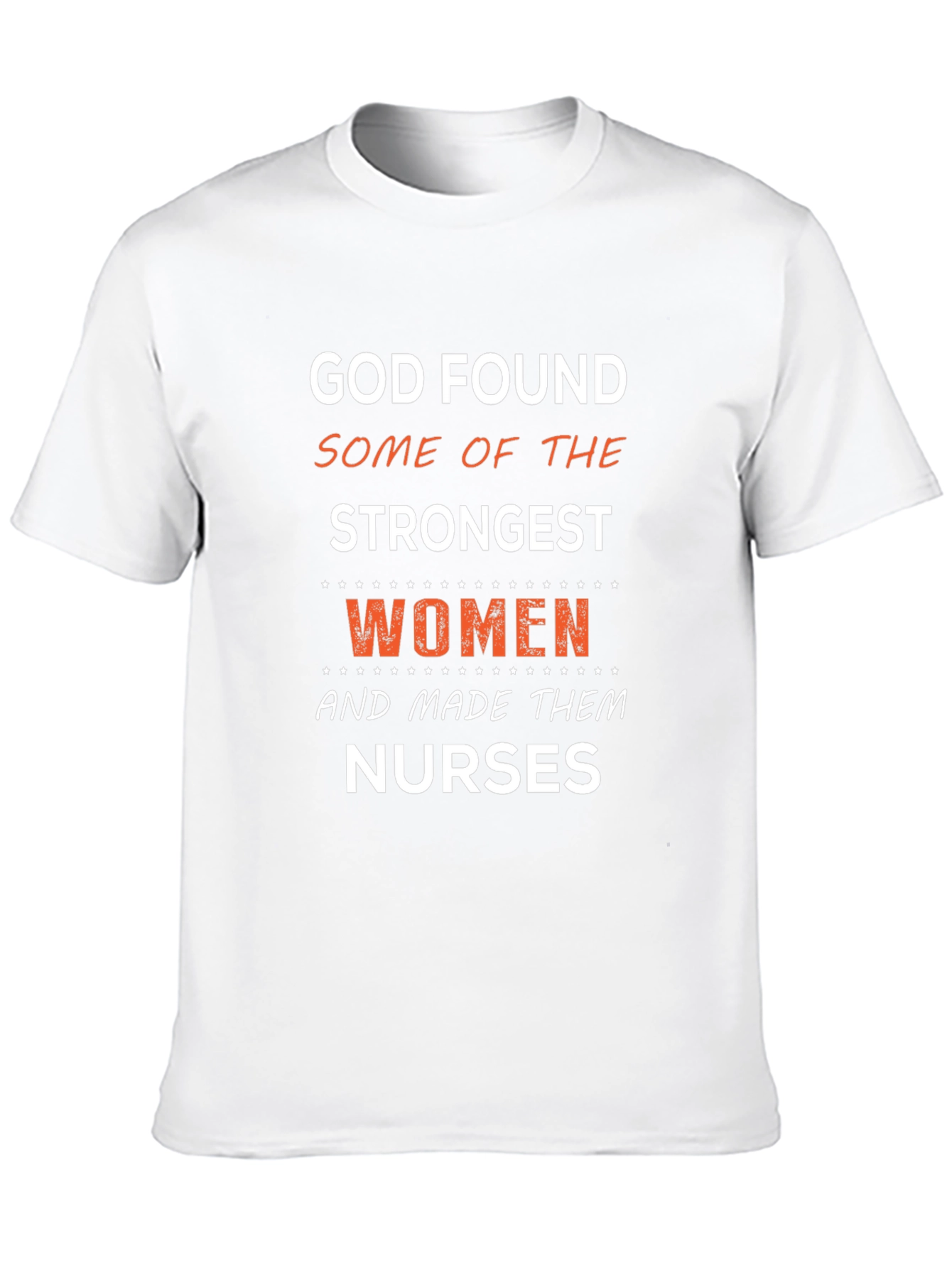 Strongest Women Nurses T-Shirt - Black Graphic Tee