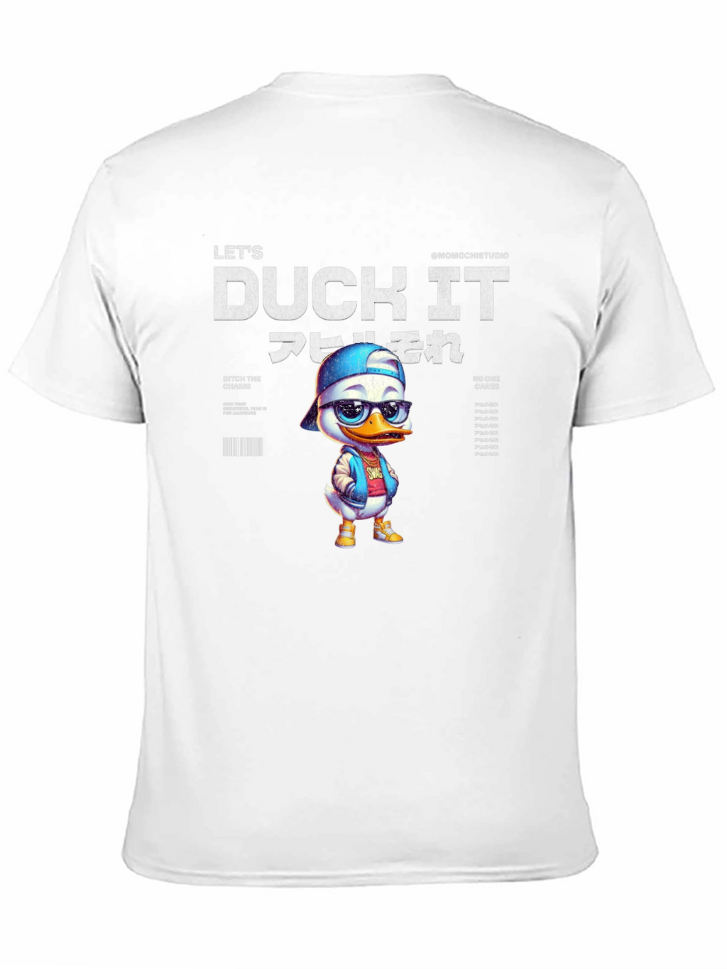 Lets Duck It T-Shirt - Stylish Cartoon Duck Design