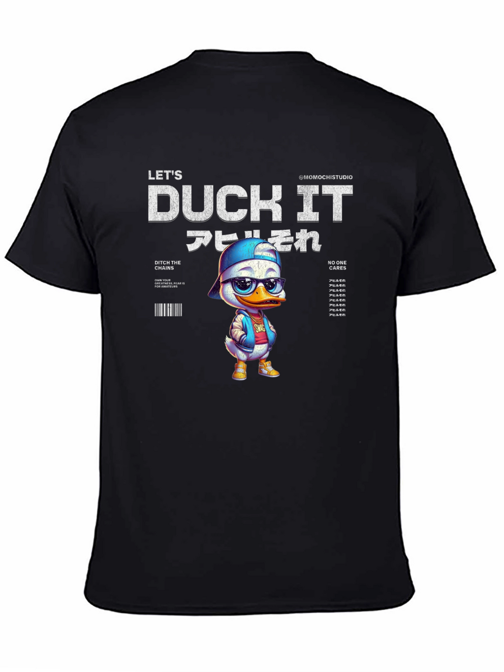 Lets Duck It T-Shirt - Stylish Cartoon Duck Design