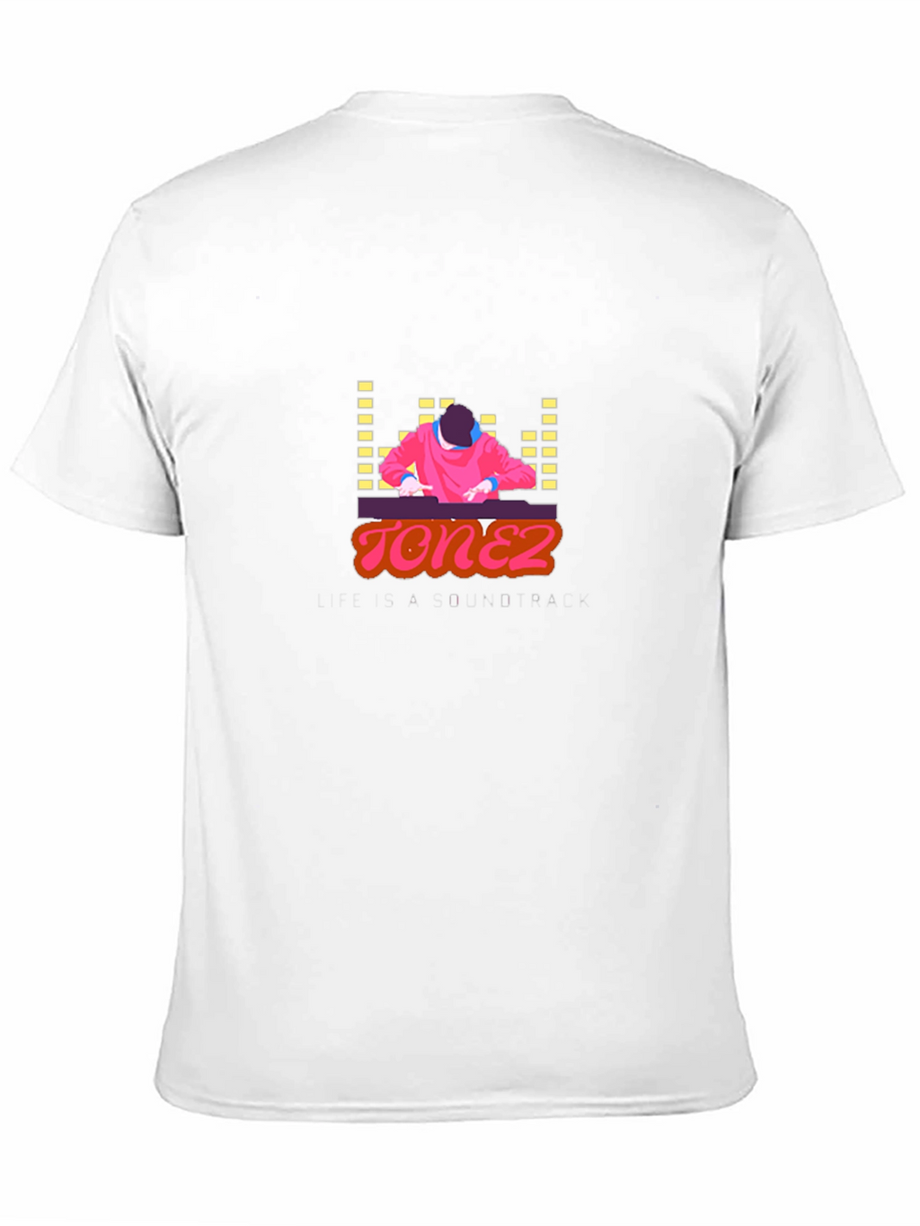 Retro Tonez DJ Graphic T-Shirt - Black