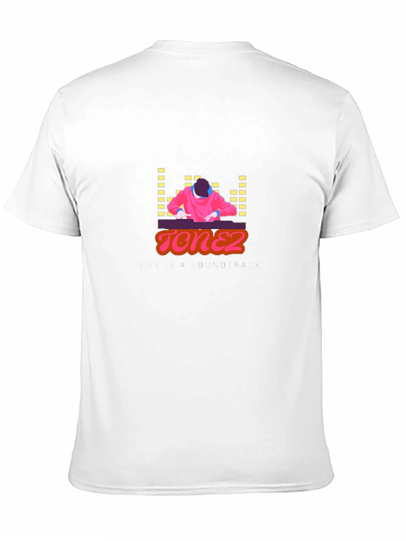 Retro Tonez DJ Graphic T-Shirt - Black