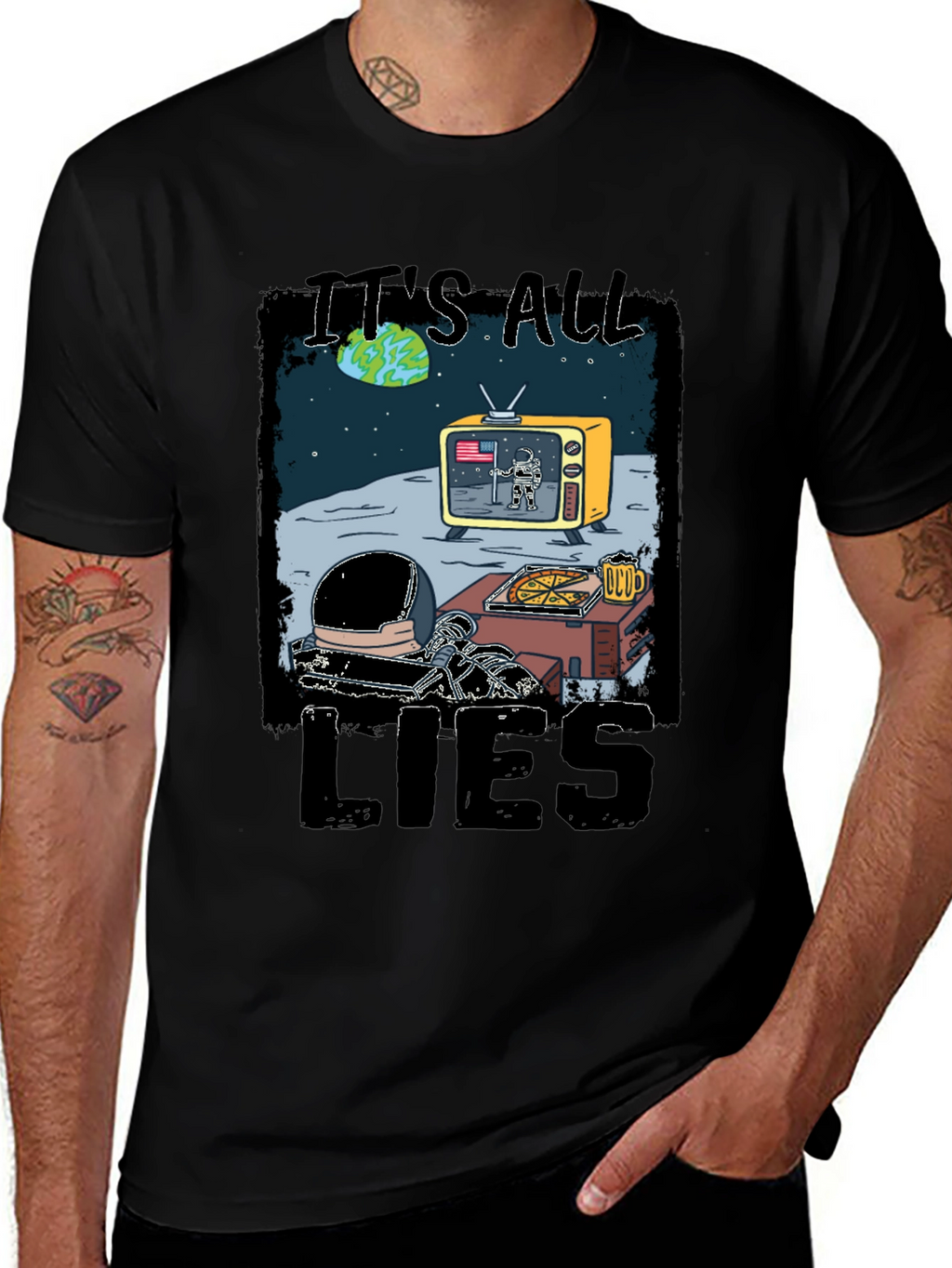 Its All Lies Conspiracy T-Shirt