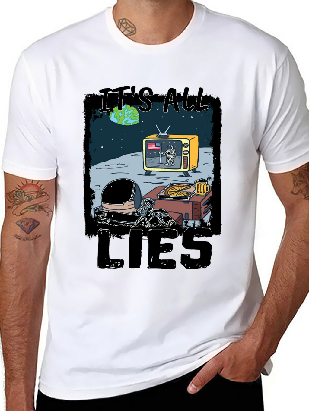 Its All Lies Conspiracy T-Shirt