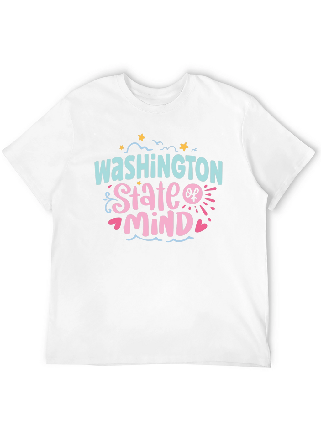 Washington State of Mind Black Graphic Tee