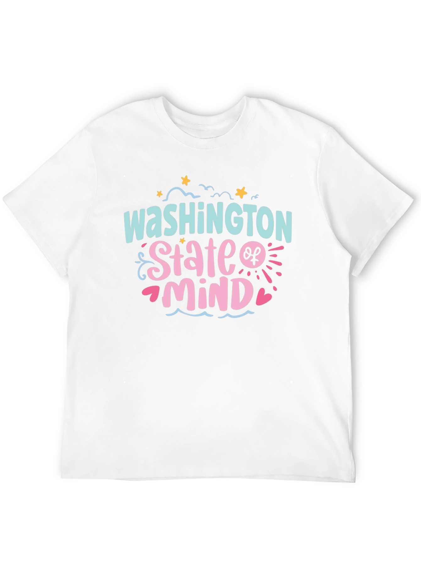 Washington State of Mind Black Graphic Tee