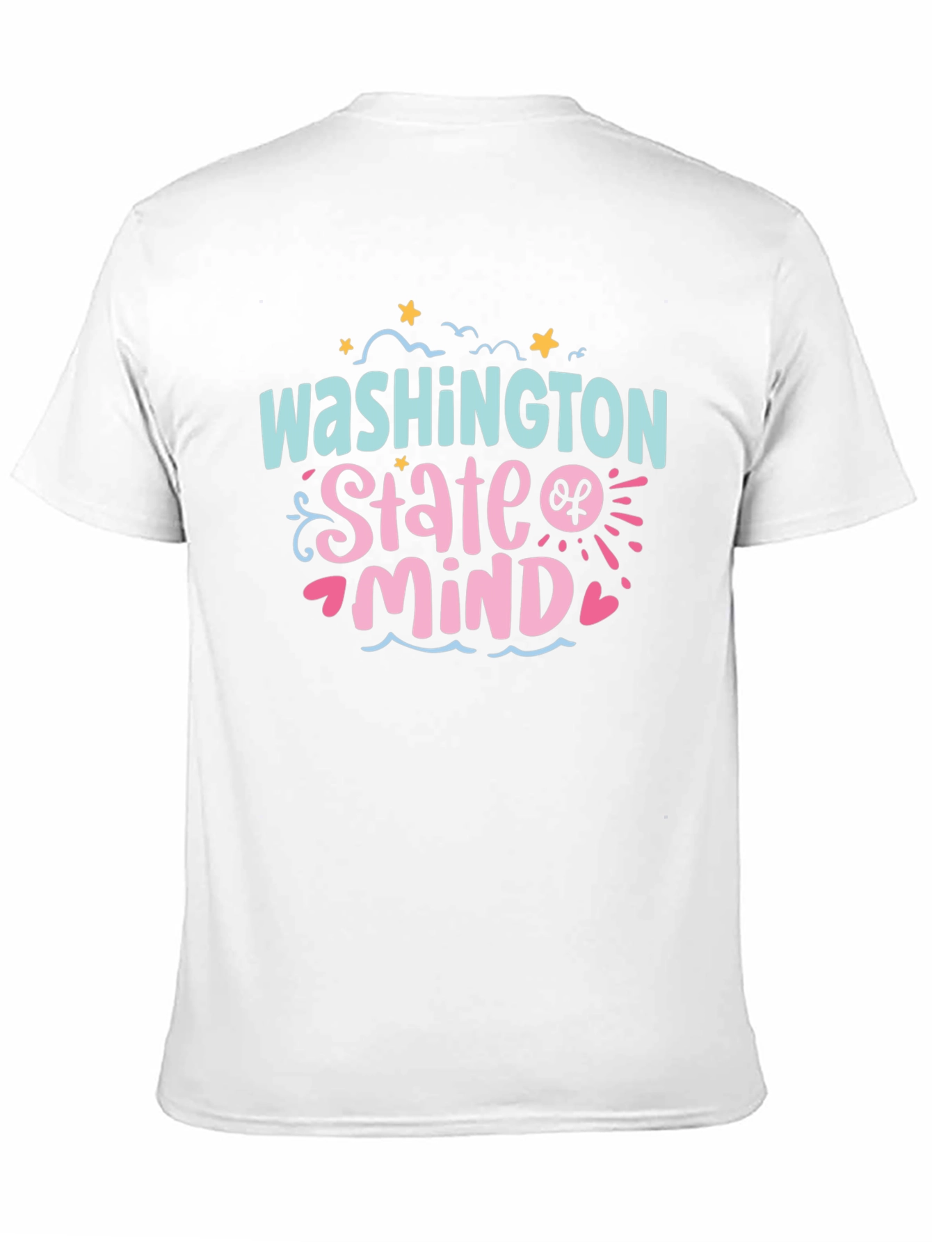 Washington State of Mind Black Graphic Tee