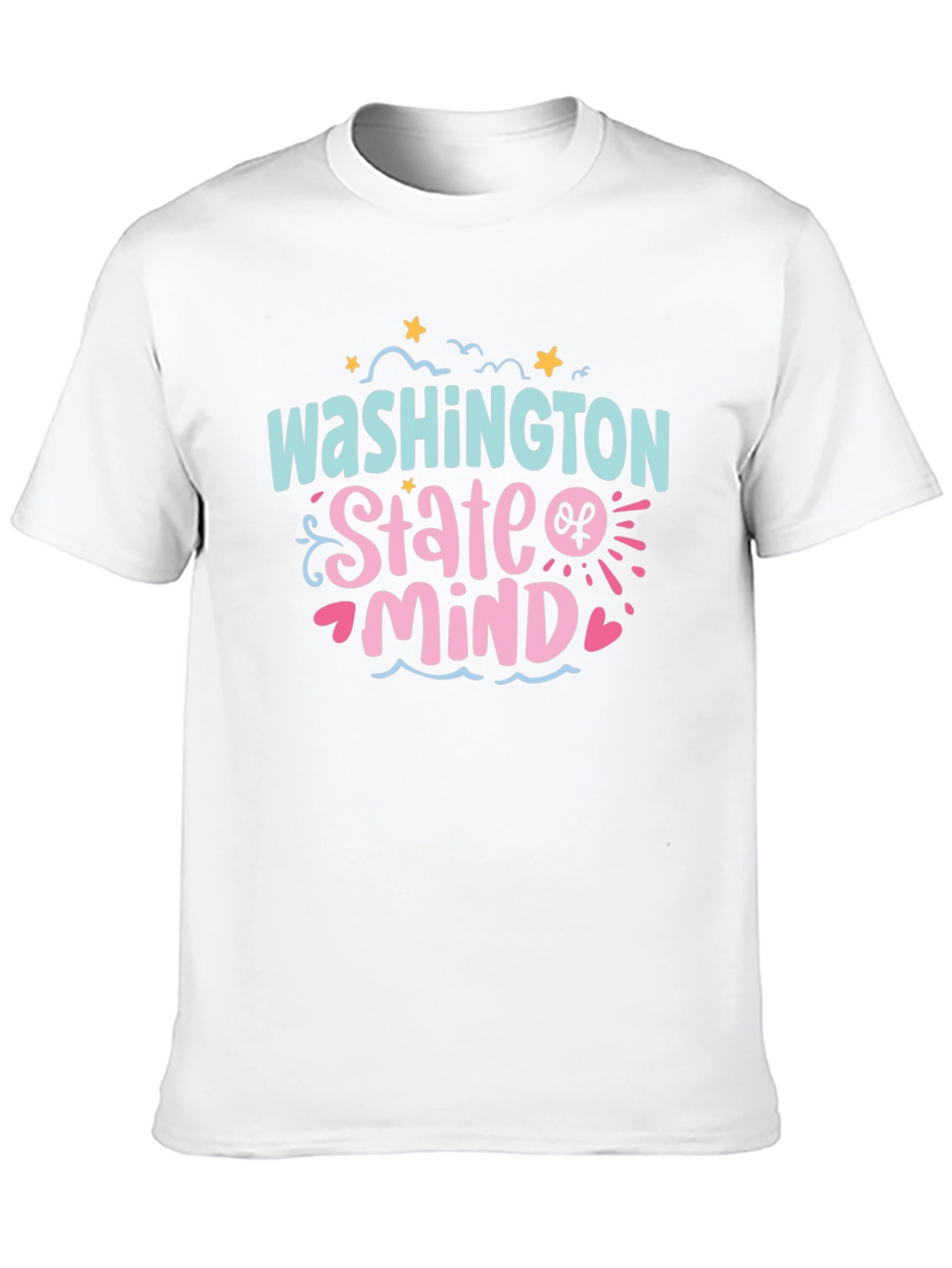 Washington State of Mind Black Graphic Tee