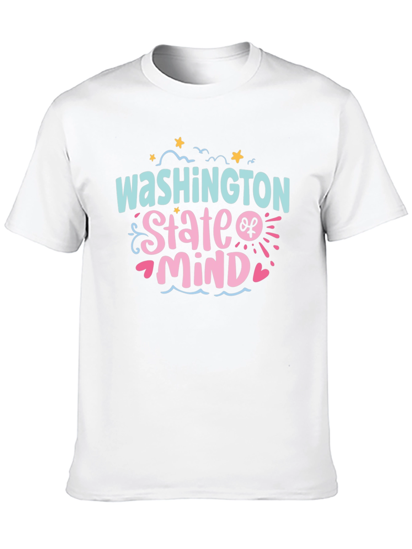 Washington State of Mind Black Graphic Tee