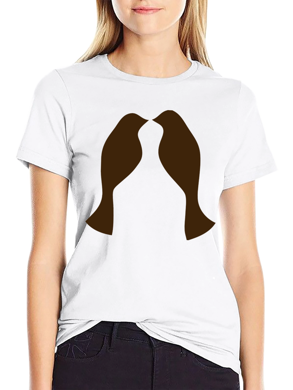 Lovebirds Graphic T-Shirt - Black