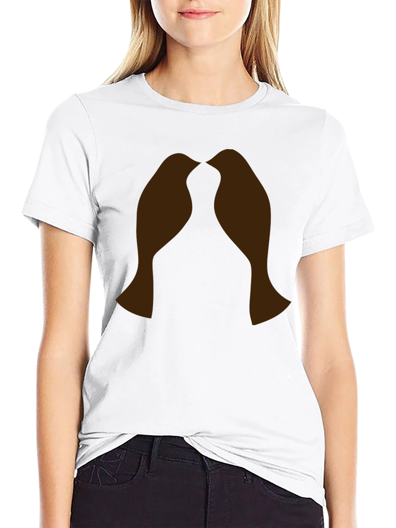 Lovebirds Graphic T-Shirt - Black