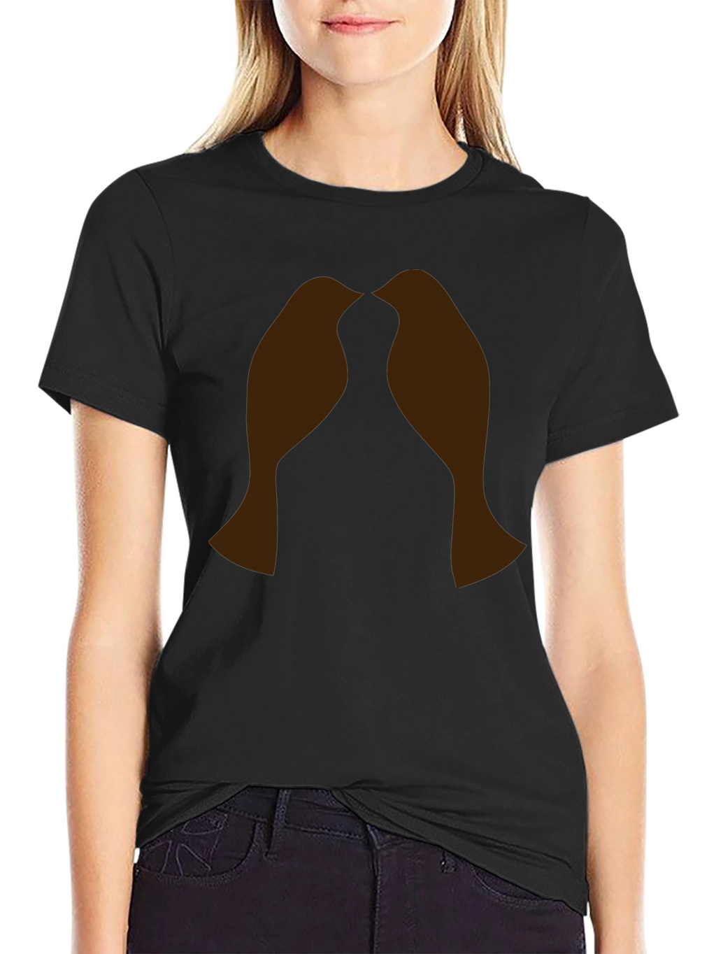 Lovebirds Graphic T-Shirt - Black