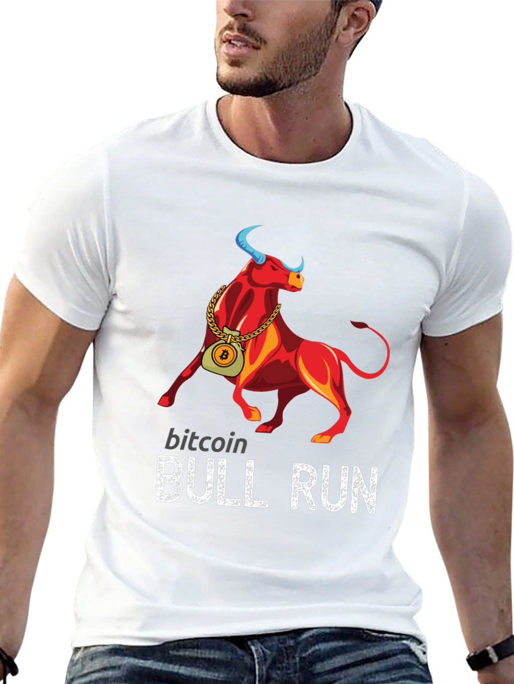 Bitcoin Bull Run Graphic T-Shirt