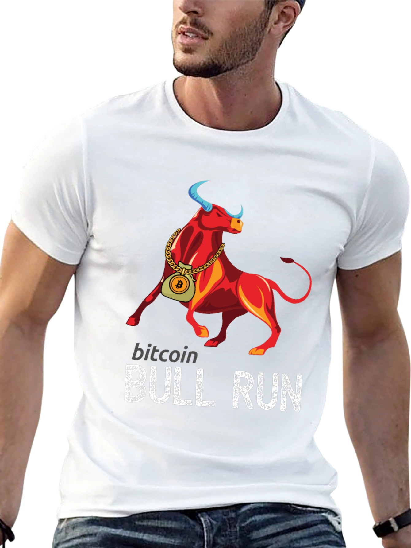 Bitcoin Bull Run Graphic T-Shirt