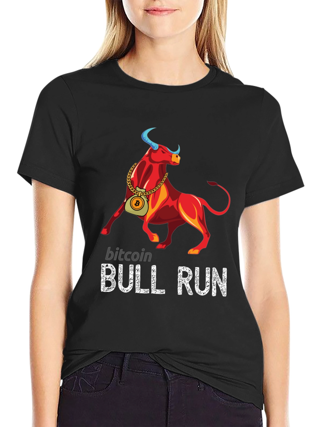 Bitcoin Bull Run Graphic T-Shirt