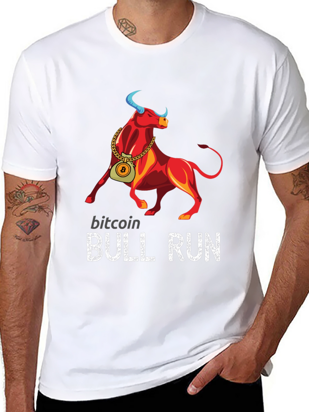 Bitcoin Bull Run Graphic T-Shirt