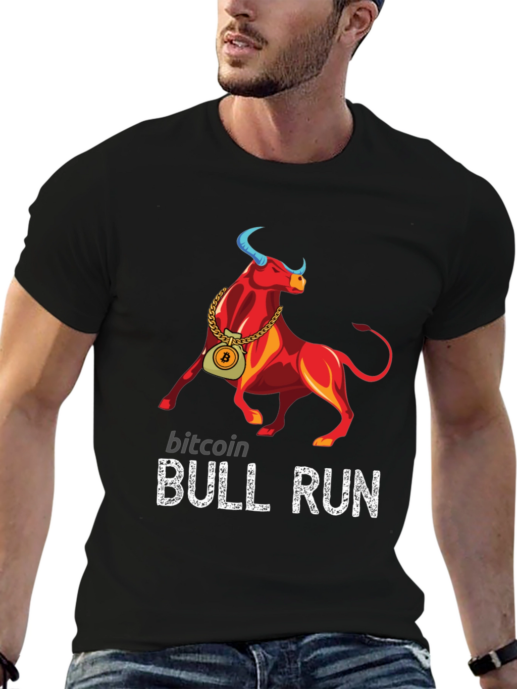 Bitcoin Bull Run Graphic T-Shirt