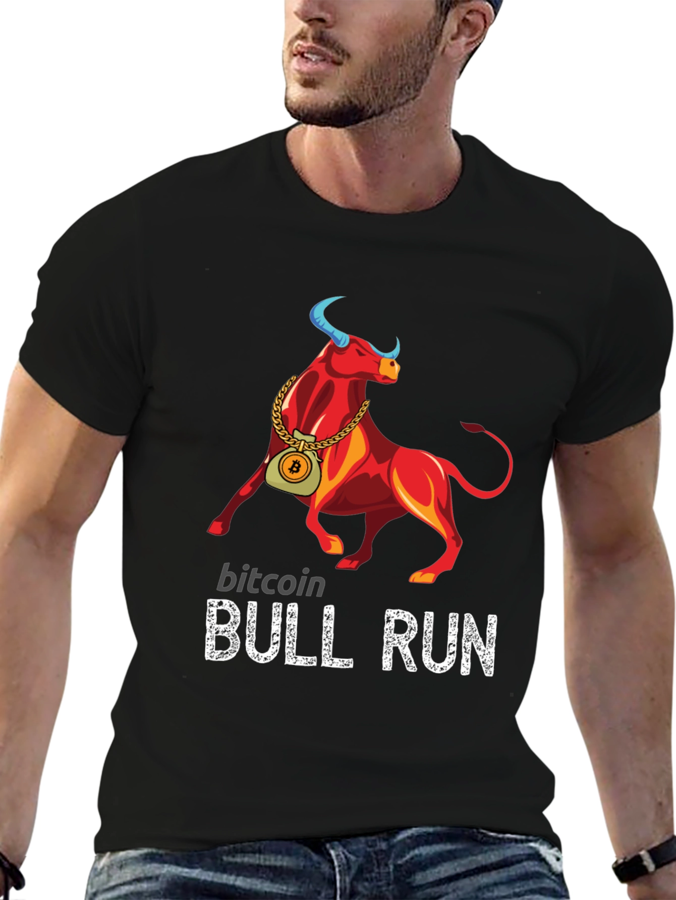 Bitcoin Bull Run Graphic T-Shirt
