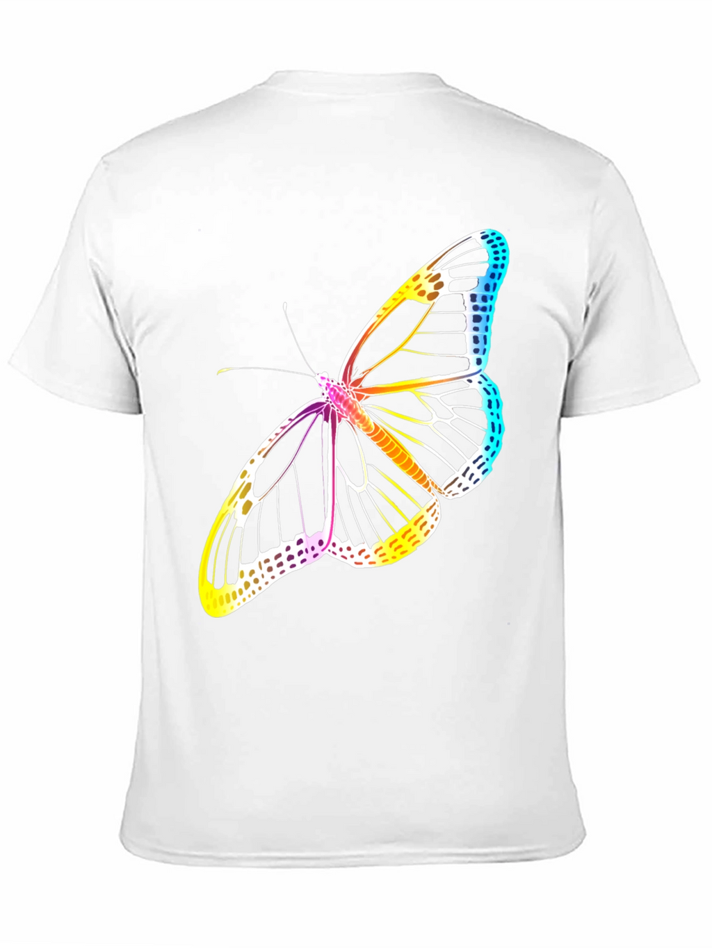 Butterfly Graphic Tee - Mens Black T-Shirt