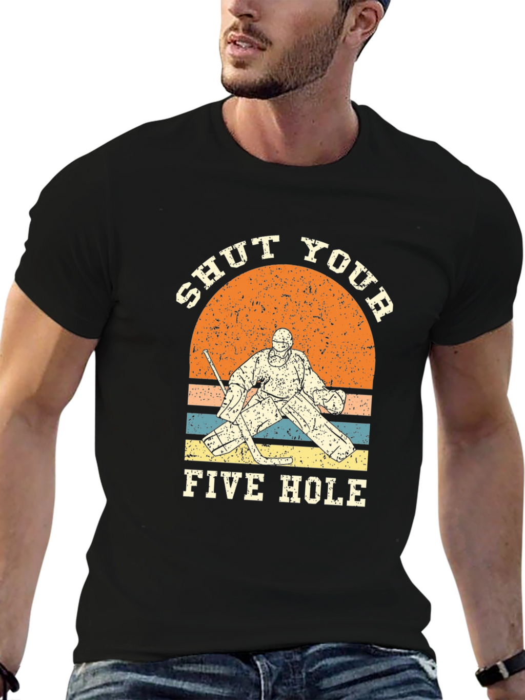 Shut Your Five Hole Hockey T-Shirt