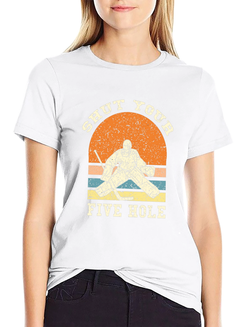 Shut Your Five Hole Hockey T-Shirt