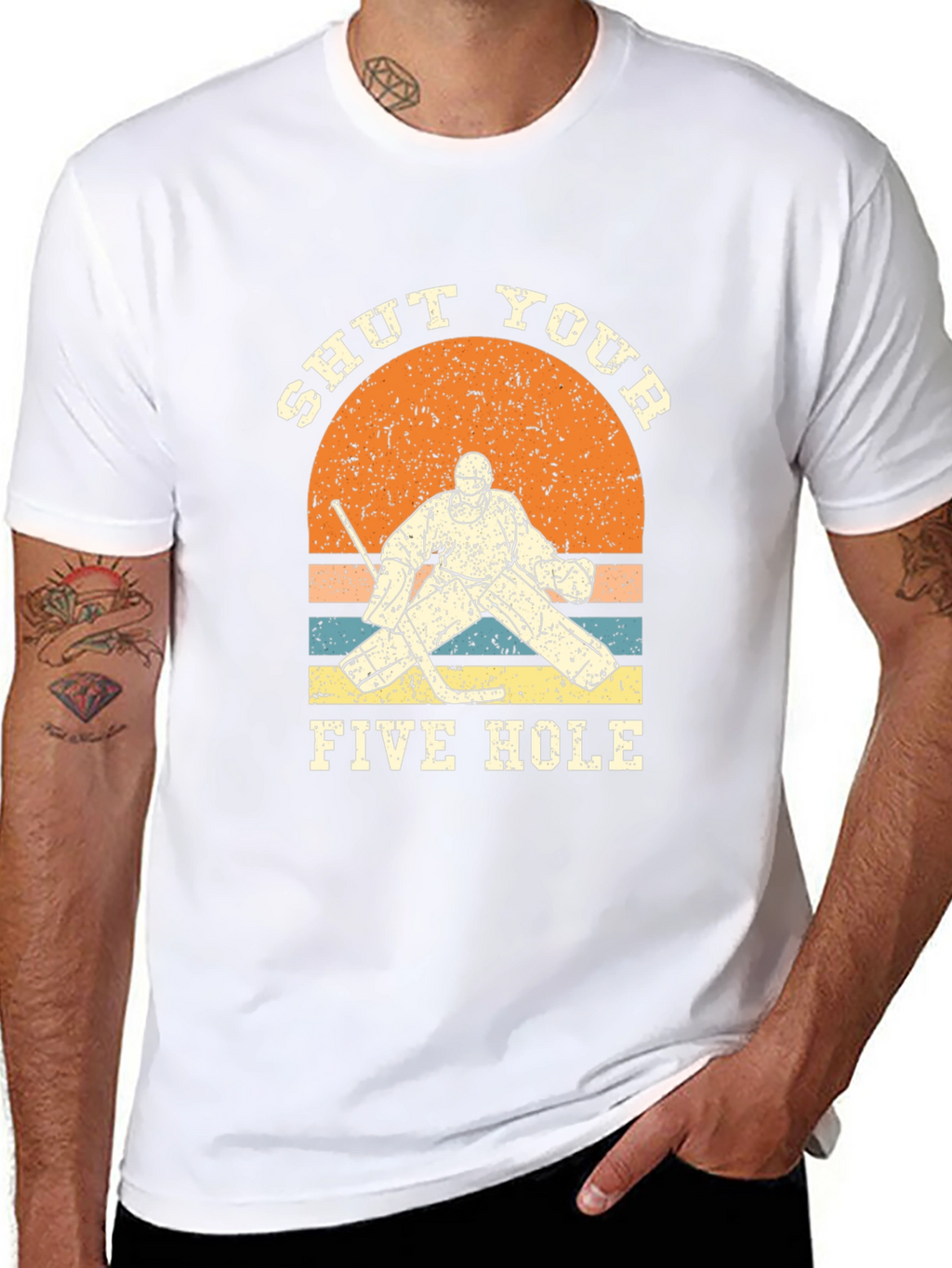 Shut Your Five Hole Hockey T-Shirt