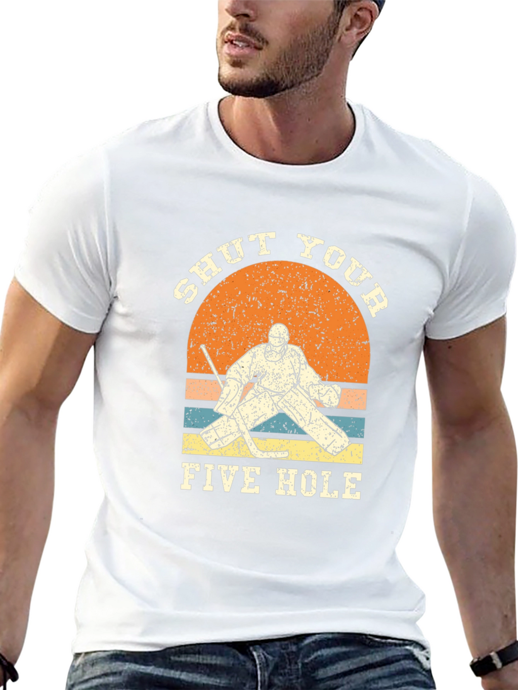Shut Your Five Hole Hockey T-Shirt