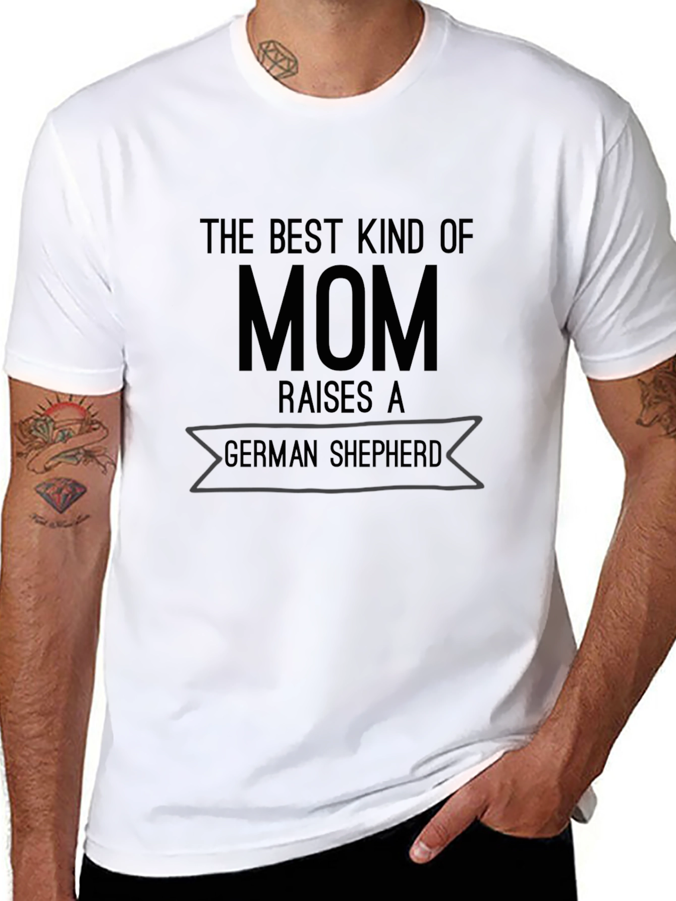 Best Kind of Mom German Shepherd T-Shirt