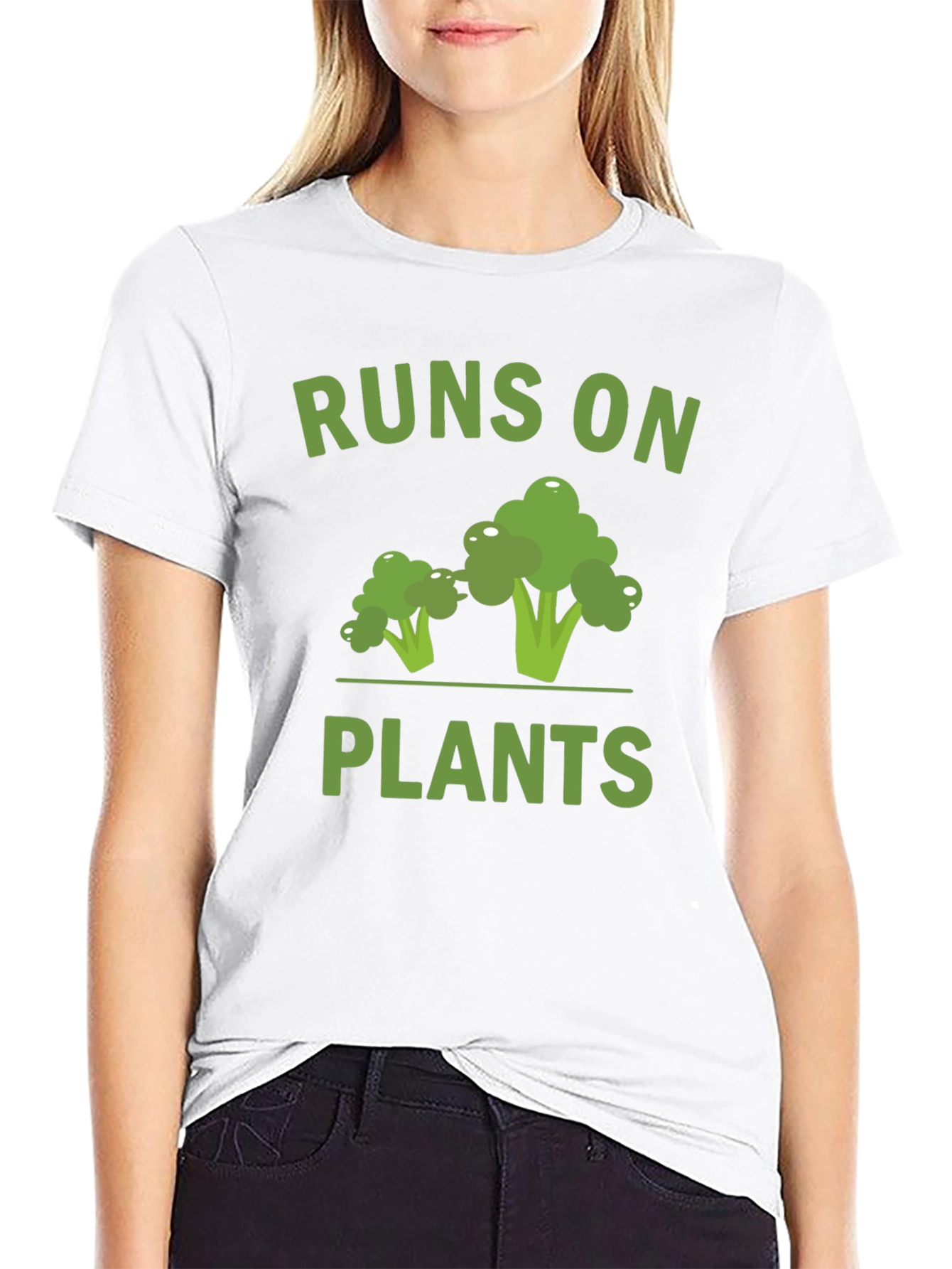 Runs on Plants Vegan T-Shirt
