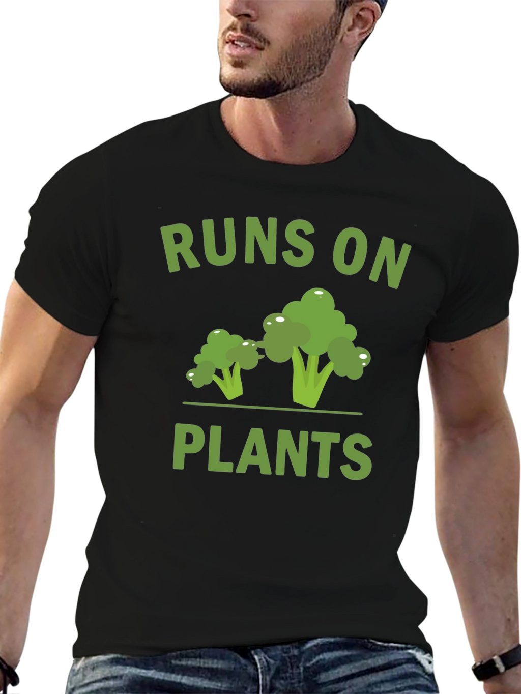 Runs on Plants Vegan T-Shirt