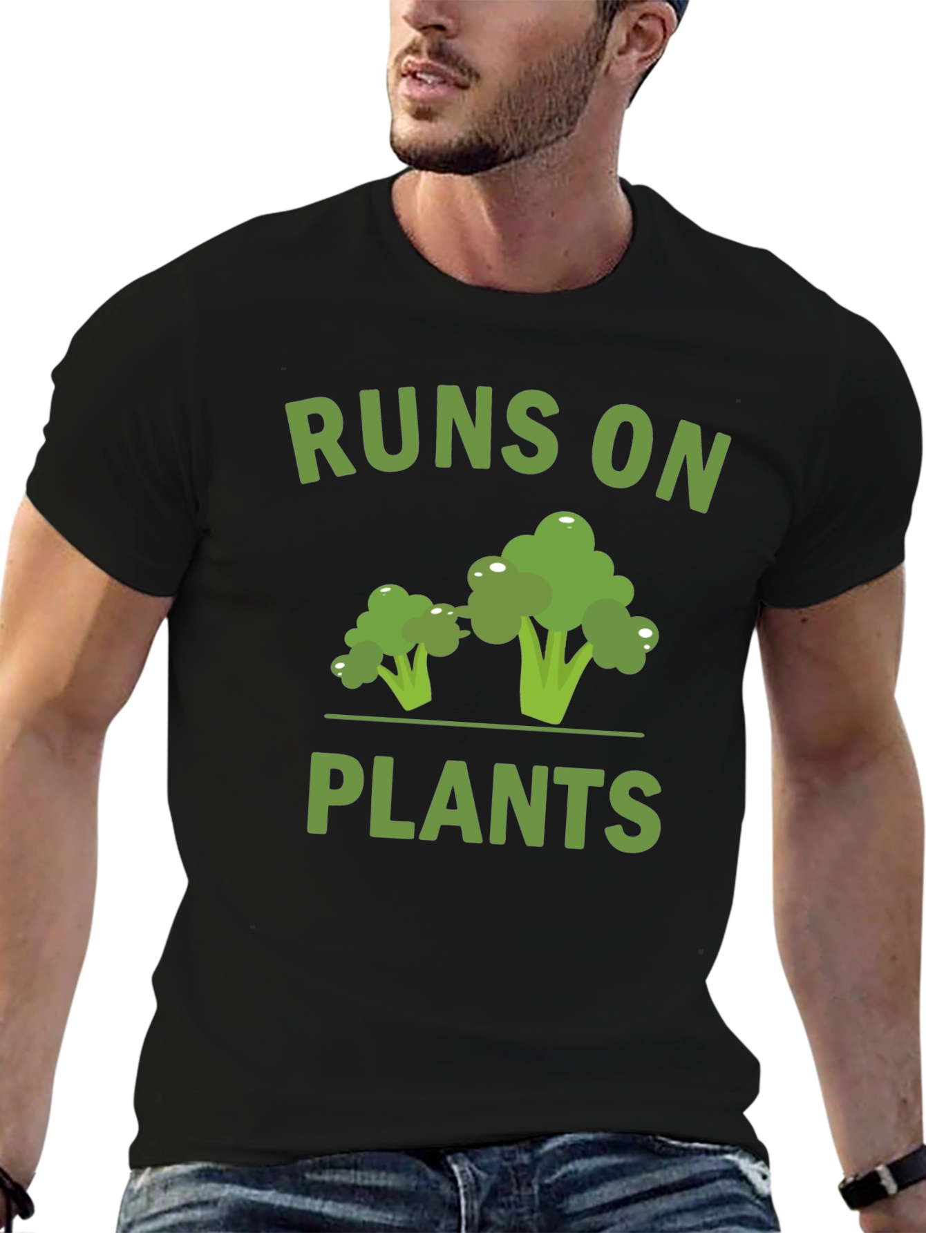Runs on Plants Vegan T-Shirt