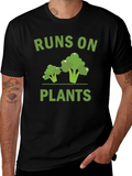 Runs on Plants Vegan T-Shirt