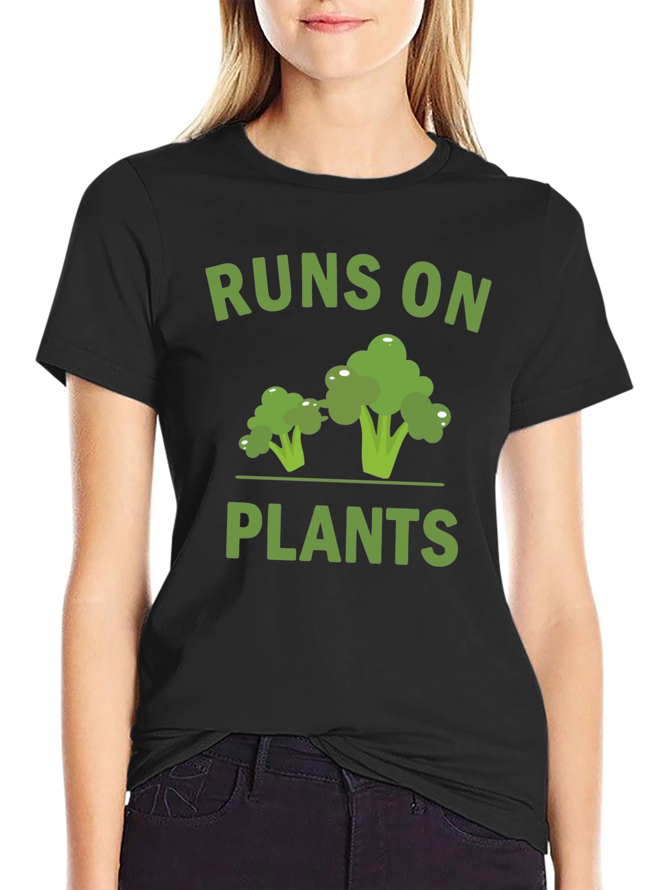 Runs on Plants Vegan T-Shirt