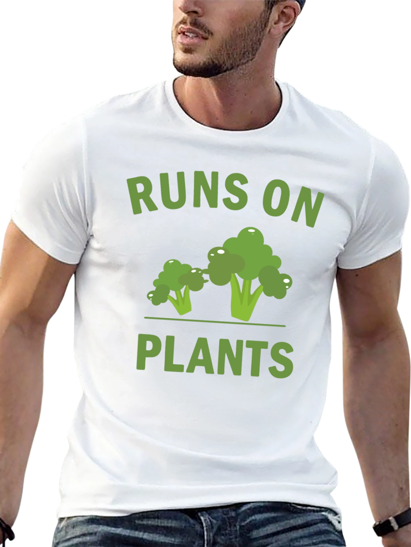 Runs on Plants Vegan T-Shirt
