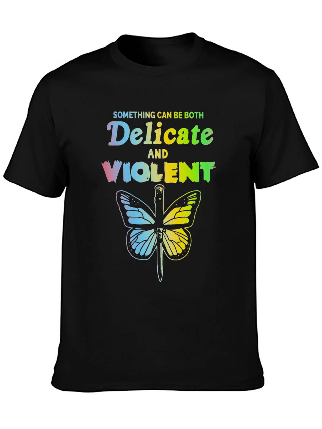 Delicate & Violent Butterfly T-Shirt - Unisex Cotton Tee