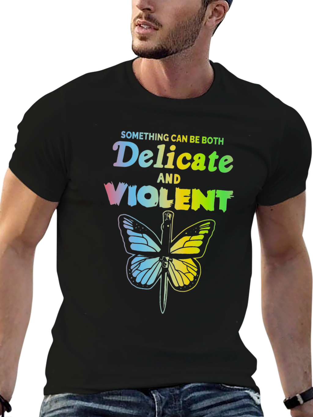 Delicate & Violent Butterfly T-Shirt - Unisex Cotton Tee