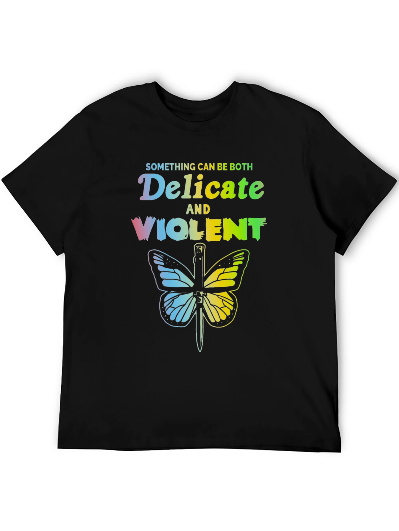 Delicate & Violent Butterfly T-Shirt - Unisex Cotton Tee