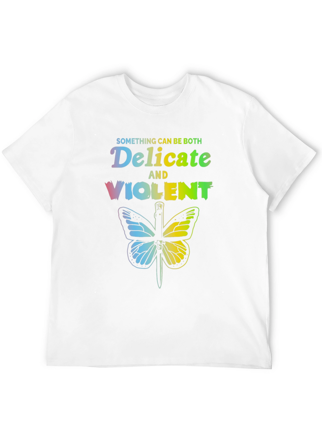 Delicate & Violent Butterfly T-Shirt - Unisex Cotton Tee