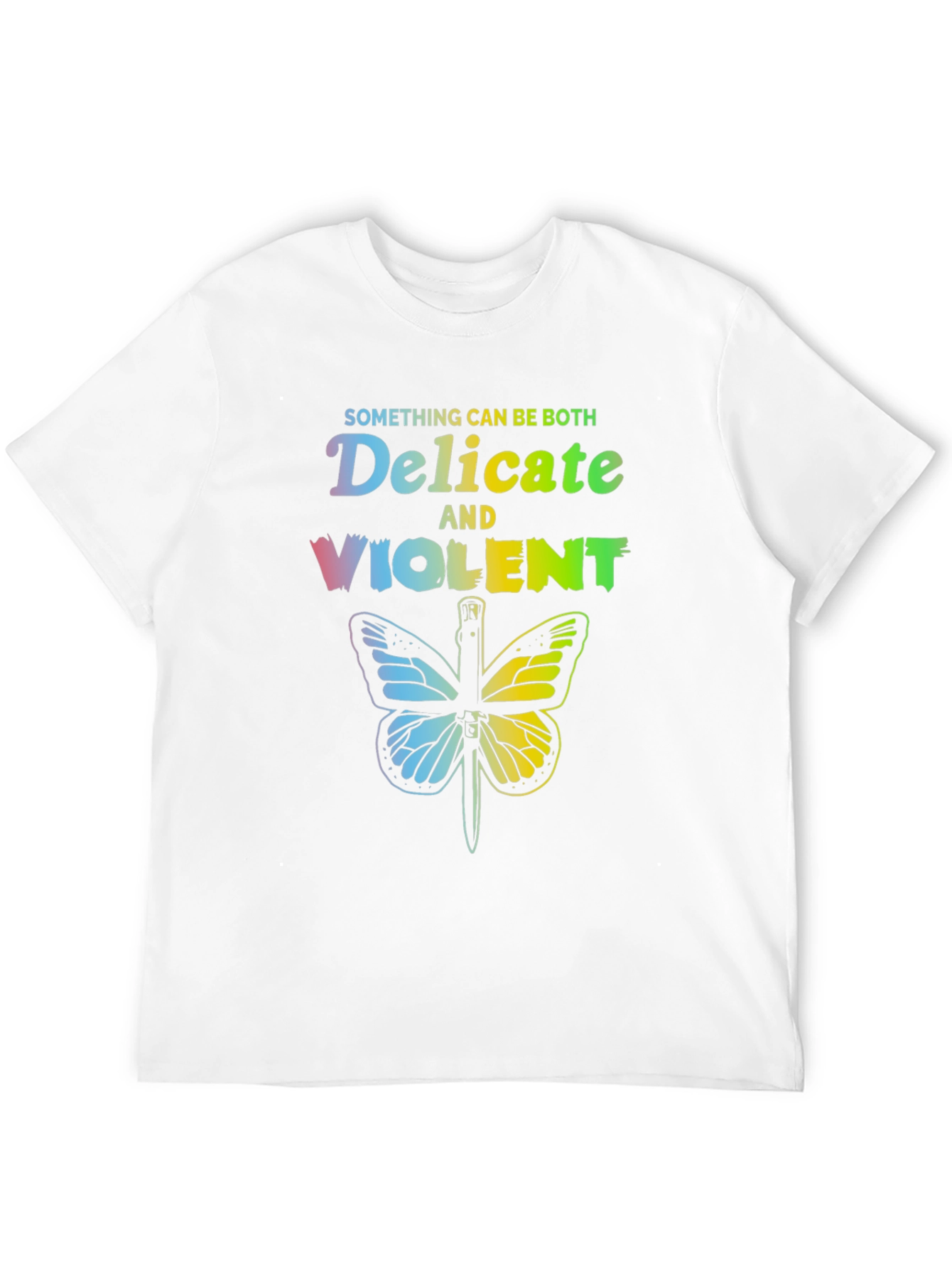 Delicate & Violent Butterfly T-Shirt - Unisex Cotton Tee