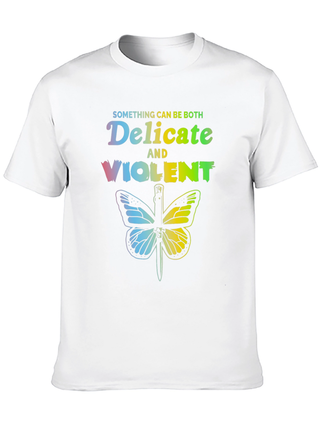 Delicate & Violent Butterfly T-Shirt - Unisex Cotton Tee
