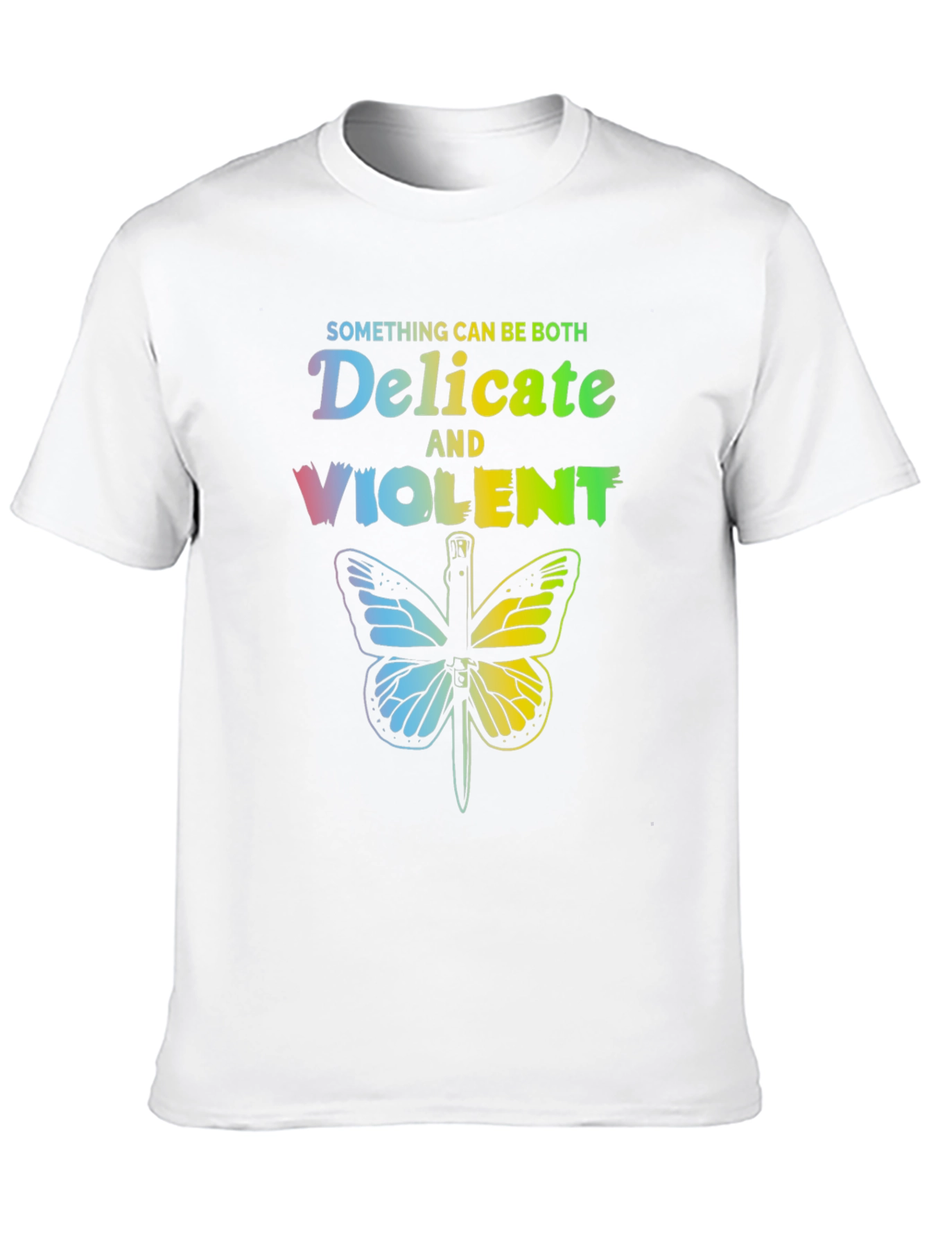 Delicate & Violent Butterfly T-Shirt - Unisex Cotton Tee