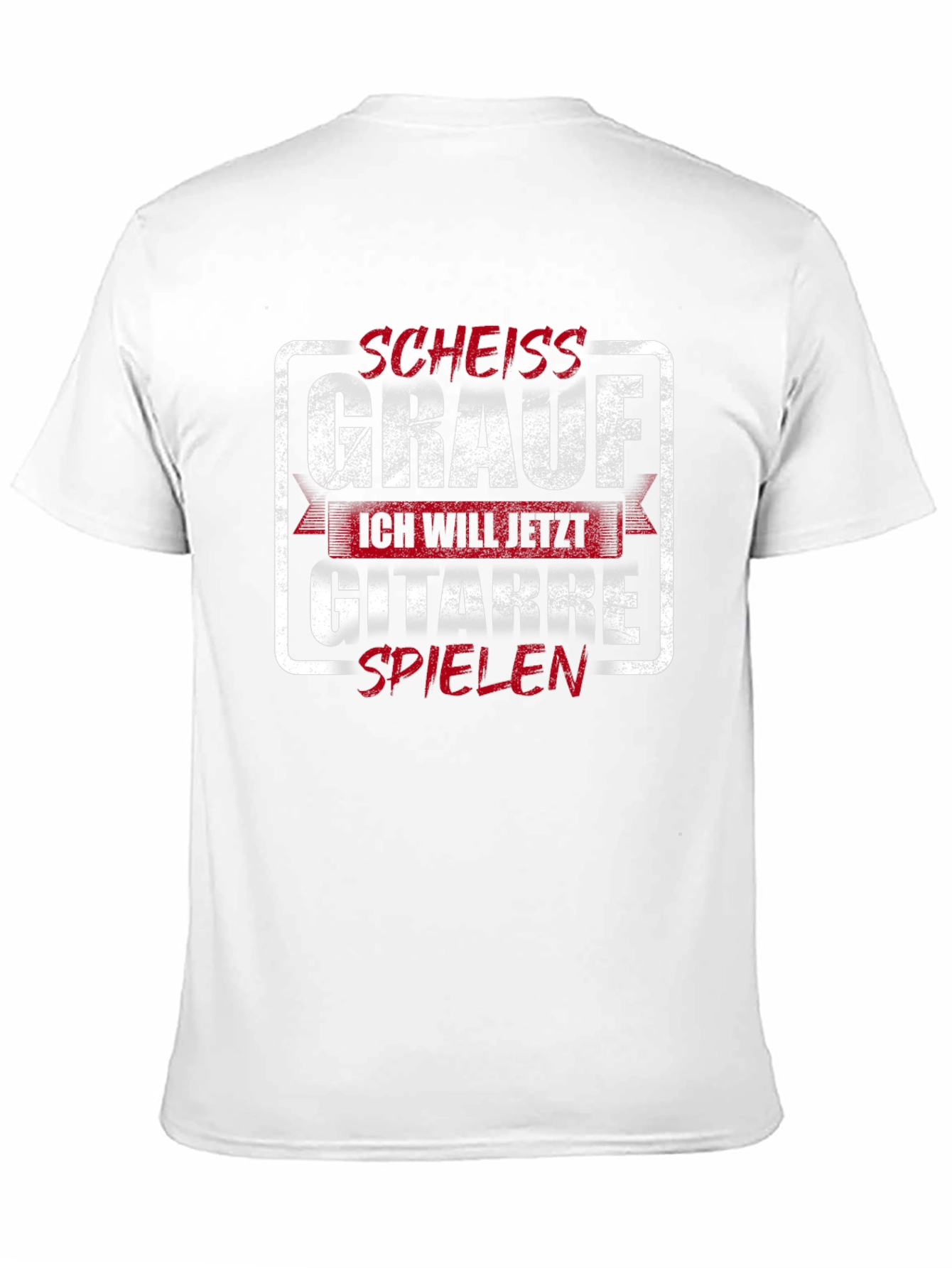Funny Guitarist T-Shirt -  Scheiss Grauf