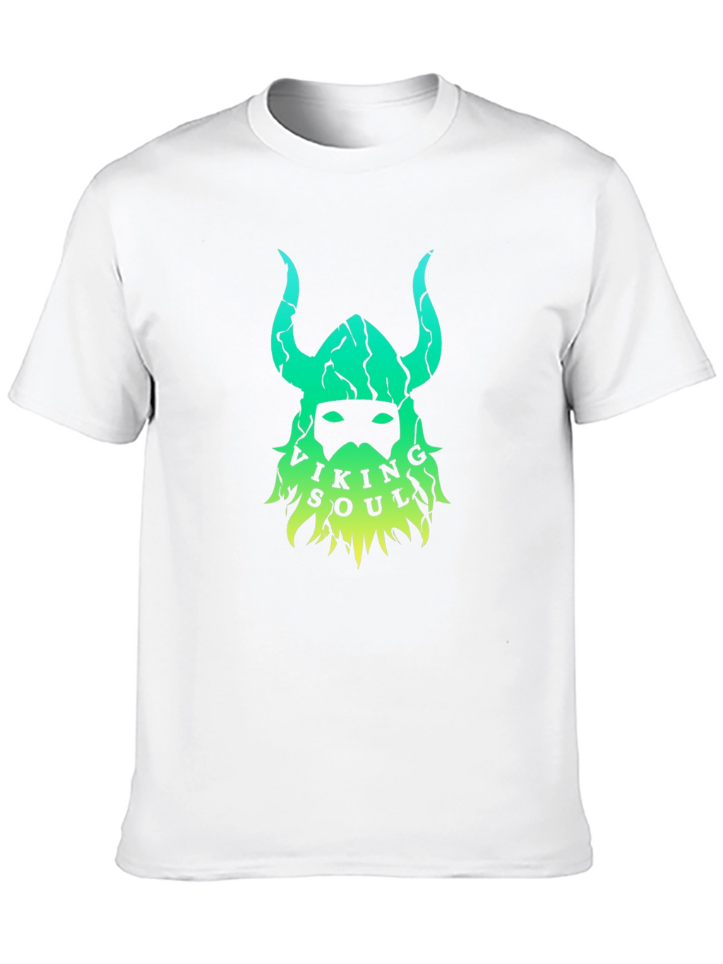 Viking Soul Graphic Tee - Black Cotton Blend