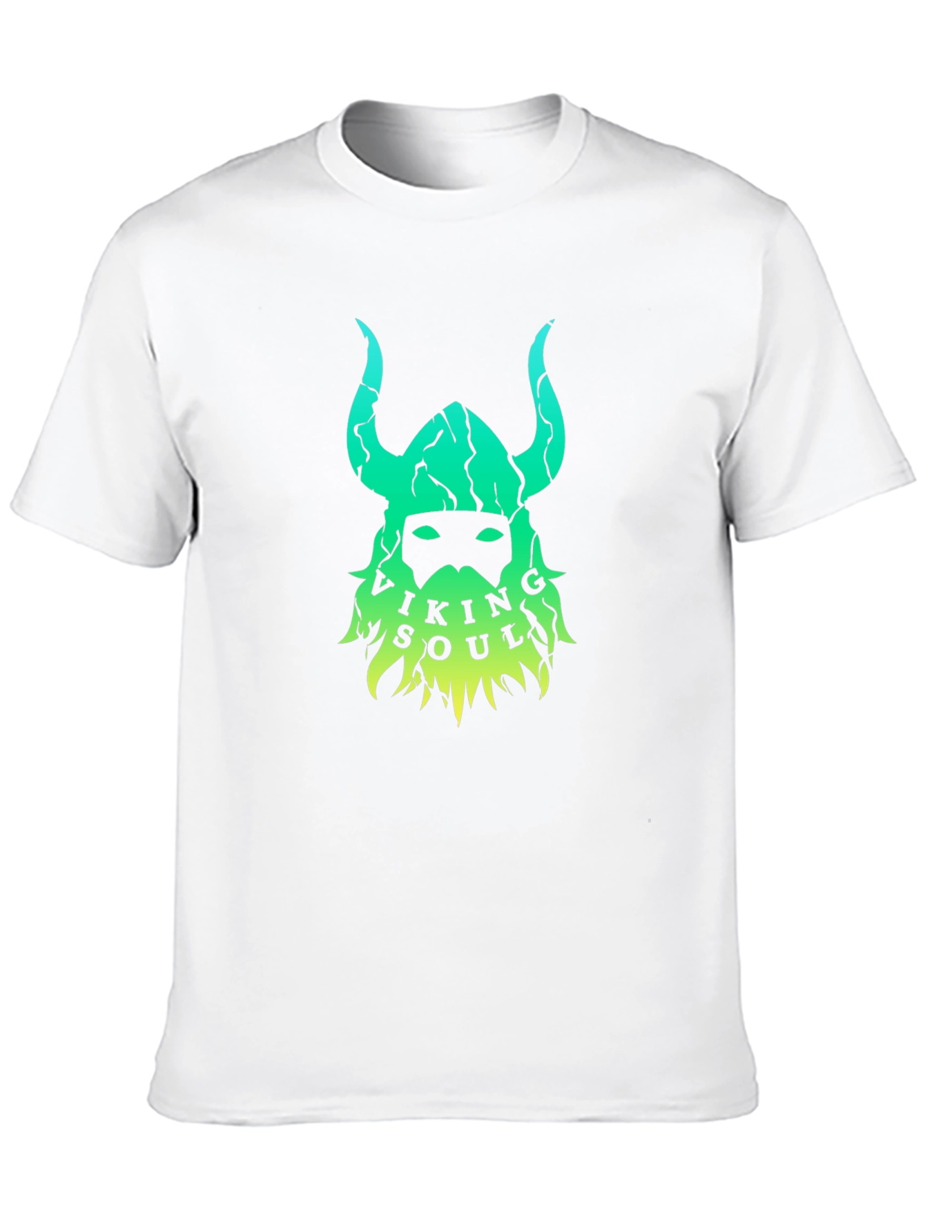Viking Soul Graphic Tee - Black Cotton Blend