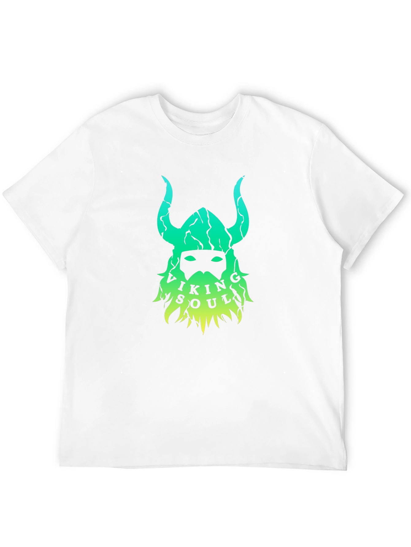 Viking Soul Graphic Tee - Black Cotton Blend