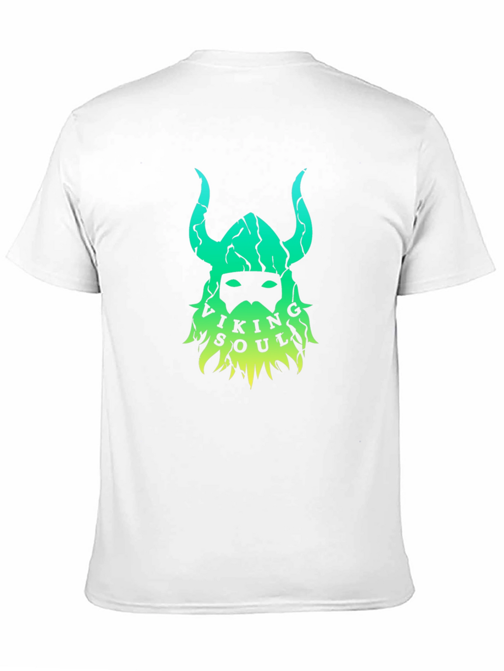 Viking Soul Graphic Tee - Black Cotton Blend